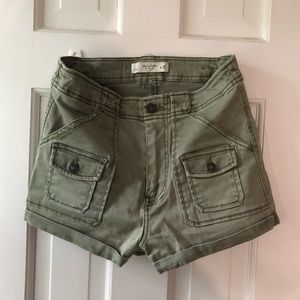 Abercrombie & Fitch “Army Green” Shorts - Size 0